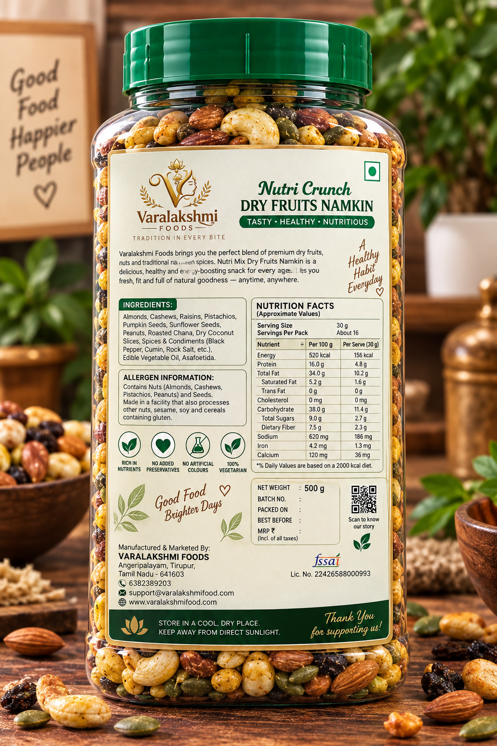 DRY FRUITS & NUTS NAMKEEN